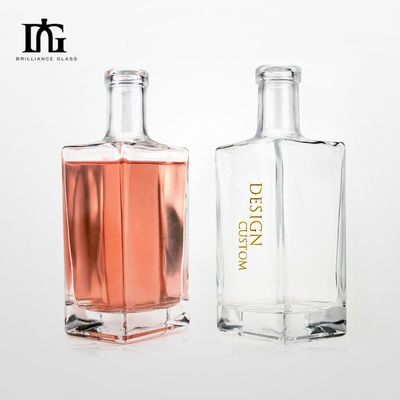 OEM/ODM 対応 カスタマイズ 500ml 700ml 750ml グラスワインボトル