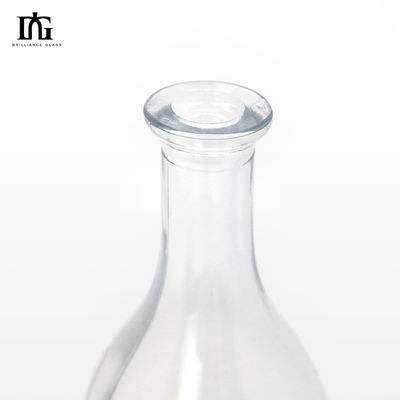 グラスカラー 350ml 丸い形状の酒瓶 コークシール付き ウォッカ ティーキラ ジン
