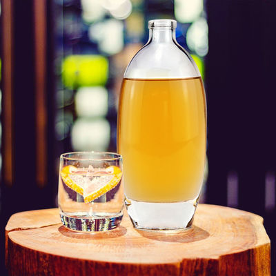 500ml ワイン ウォッカ 酒 グラス コンテナ 彫刻 と 熱 スタンプ