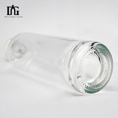 500ml/700ml/750ml 円柱型 薄型 高級 ウォッカ ガラス ボトル コルク スクロール カップ タイプ