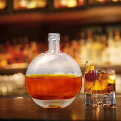 330ml 500ml クリアグラス ウイスキー ウォッカ 酒瓶 パーソナライズされた彫刻など