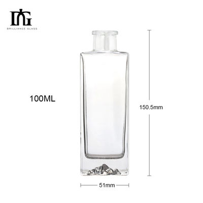 素材 グラス コラー 700ml 750ml クリア ブランデー ラム ウィスキー ジン ウォッカ ボトル コルク