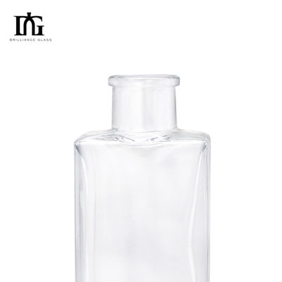 素材 グラス コラー 700ml 750ml クリア ブランデー ラム ウィスキー ジン ウォッカ ボトル コルク