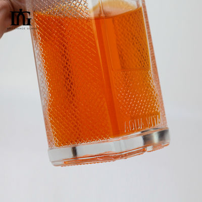 身体素材 酒類と飲料用ガラスボトル 700ml/550ml/55cl容量