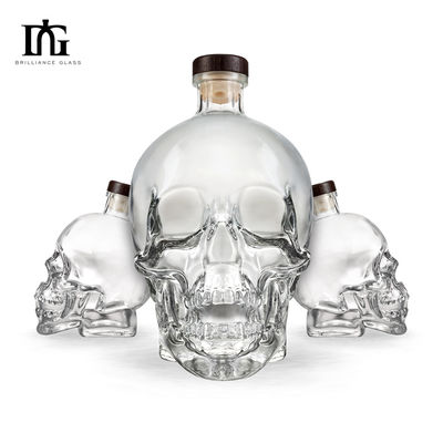ブランデー ラム ウィスキー ジン ウォッカ ジュース 700ml 750ml 透明ガラスボトル 受け入れられる OEM/ODM