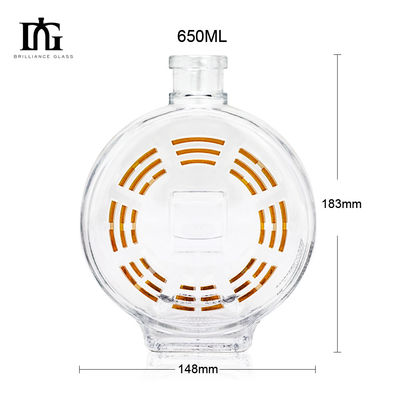 グラスカラー 450ml 700ml 750ml ラム ウォッカ ウィスキー リコール ジン スピリット ボトル コルク