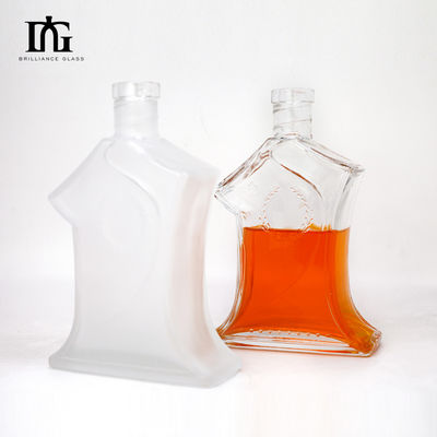 カップタイプコルクスクリュー 両方 700ml 70cl 750ml 75cl ブランデーのためのガラスボトル ウィスキー ジン ウォッカ