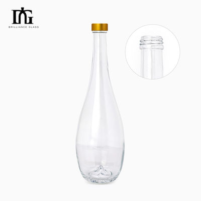 透明用工業用ガラスボトル 450ml 700ml 750ml ラム ウォッカ ウィスキー