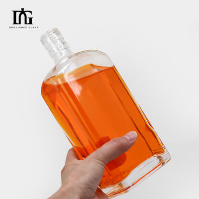 500ml 700ml カスタムジュース飲料 リクオールスピリッツ カークとスクリューキャップのガラスボトル