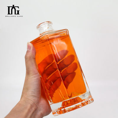 密封型 コーク 500ml 清潔な酒類のグラスボトル