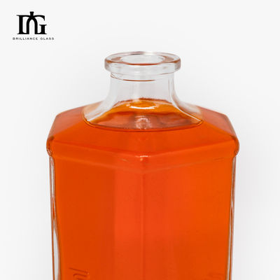 密封型 コーク 500ml 清潔な酒類のグラスボトル