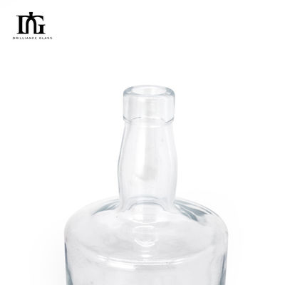 ボディ素材 ガラス260ml ミニボトル ウィスキー・ワイン・リクオールの透明ガラスボトル