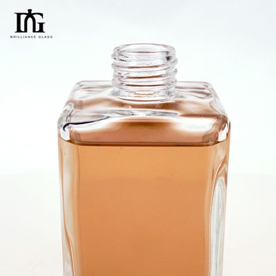 コラー素材 ガラス 熱印印ラベル 500ml 700ml クリアガラスボトル コルク付き