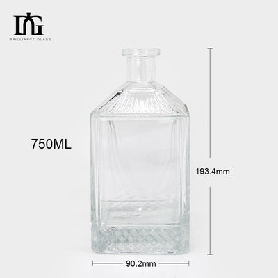 グラスカラー素材 250ml 丸ワインボトル 烈酒 OEM/ODM 許容
