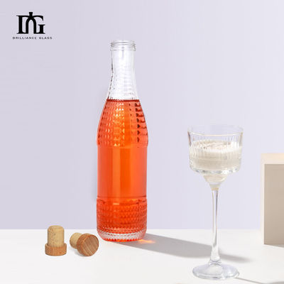 ガラスのカラー素材 CORK 密封型 ボトル 職人蒸留所用 500ml 700ml 750ml