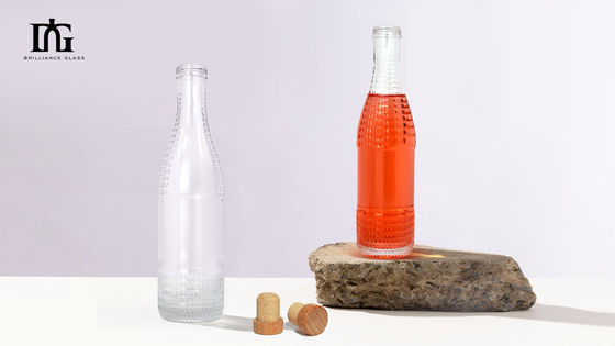 ガラスのカラー素材 CORK 密封型 ボトル 職人蒸留所用 500ml 700ml 750ml