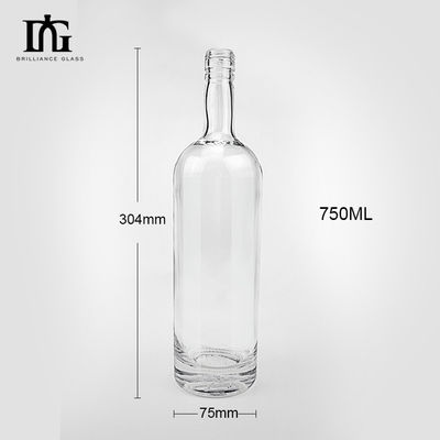 500ml 700ml 750ml スーパー フリント ガラス ボトル ウィスキー ウォッカ ジン ボトル コルク スクロール キャップ タイプ
