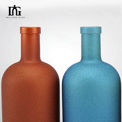 オリーブオイル リキュア ジン ウォッカ 液体 販売のためのコルクとスクリューキャップの500mlガラスボトル
