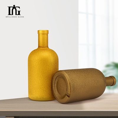 オリーブオイル リキュア ジン ウォッカ 液体 販売のためのコルクとスクリューキャップの500mlガラスボトル