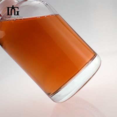 500ml クリアグラス フルーツワイン 酒瓶 コルク彫り付きの表面操作