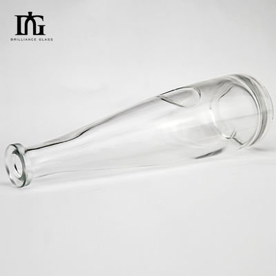 高級 方形 750ml ジン ウイスキー グラス ボトル 画面印刷 熱印鑑