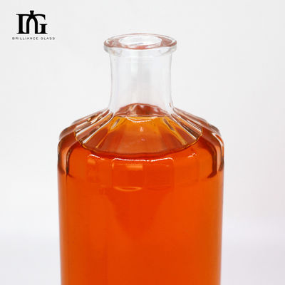 密封タイプ カルク 750ml カスタムデザインの酒瓶のためのグラスワインボトル