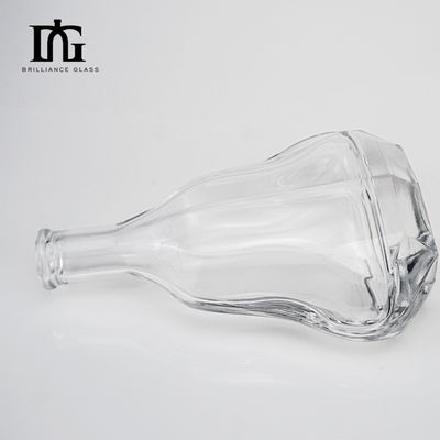 ガラスのボディ素材 500ml コーククリアな空っぽの特殊形ボトル