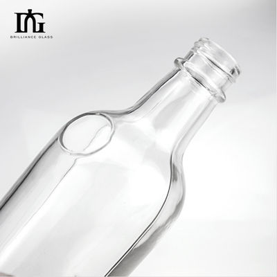 容認される顧客のロゴ 550ml リキュアと飲料のためのカスタムガラスボトル スクリューキャップ