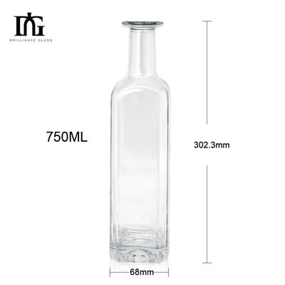 750ml 1000ml ウイスキー・ラム・ジン・テキラ ガラスボトル コルクストッパーとエレガントなデザイン