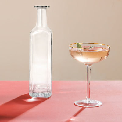 750ml 1000ml ウイスキー・ラム・ジン・テキラ ガラスボトル コルクストッパーとエレガントなデザイン