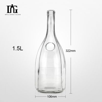 オーダーメイドデザイン コークキャップ 500ml OEM/ODMの可接受販売のためのガラスウォッカボトル
