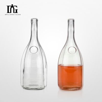 オーダーメイドデザイン コークキャップ 500ml OEM/ODMの可接受販売のためのガラスウォッカボトル