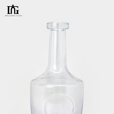 OEM/ODM 受け入れられる 750ml スーパー フリント ガラス 空き酒瓶 ウイスキー ジン ウォッカ