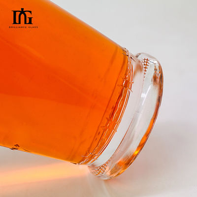 OEM/ODM 受け入れられる 750ml スーパー フリント ガラス 空き酒瓶 ウイスキー ジン ウォッカ