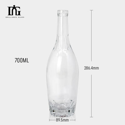 250ml/500ml/700ml/750ml 容量 グラス レッドワイン ボトル 耐久性があり空気密度の高いコルクシール