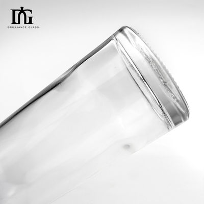 グラスワインボトル ハイ・フリント・スピリット 100ml 丸い形 ロングネック コルクで空っぽ オーダーメイド
