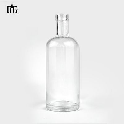 375ml 500ml 750ml 1000ml グラス ウォッカ スピリット ジン ボトル 表面操作が刻まれています