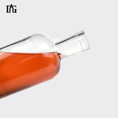 375ml 500ml 750ml 1000ml グラス ウォッカ スピリット ジン ボトル 表面操作が刻まれています
