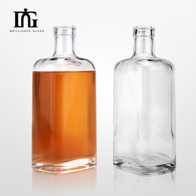 オーダーメイド ロゴ 700ml 方形のガラスボトル ウイスキー ブランデー ジン ウォッカ その他