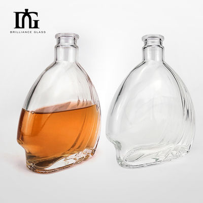500ml フリント ガラス ボトル リクオール オーダーメイド デザイン と CORK 密封タイプ