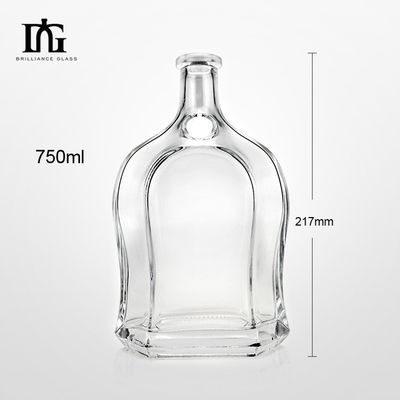 500ml ウォッカ・スピリット ジン・ラム グラス・リコール ボトル コルクベース素材 ガラスロゴ 許容