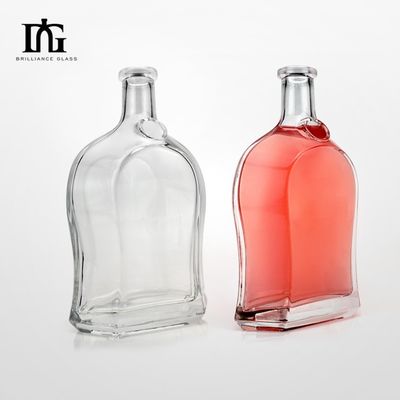 500ml ウォッカ・スピリット ジン・ラム グラス・リコール ボトル コルクベース素材 ガラスロゴ 許容