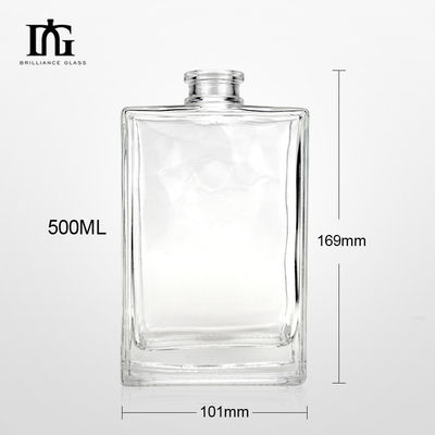 OEM/ODM 容認 500ml ガラスウイスキーボトル