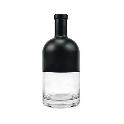 750ml カスタムマットブラックグラスワインボトル シャンパンと赤ワインのパッケージングに最適