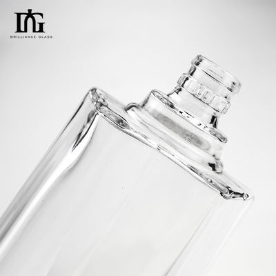 250ml/500ml/700ml/750ml スクウェア・リコアボトル コルク付き 厚いガラス底