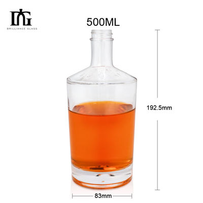 700ml ウイスキー・ブルボン・ジン・ジンのカスタムガラスボトル