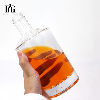 700ml ウイスキー・ブルボン・ジン・ジンのカスタムガラスボトル