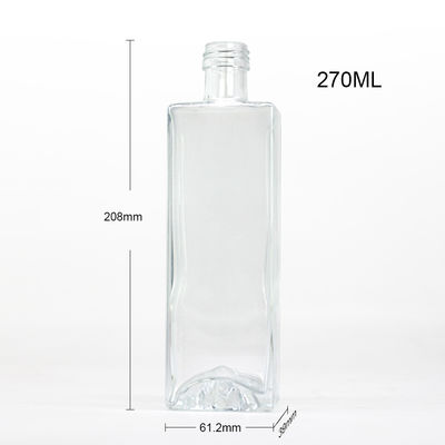 コークスクリュー 両蓋型 750ml フリントジンのガラスボトル ウォッカ・ラム ウィスキーとブランデー