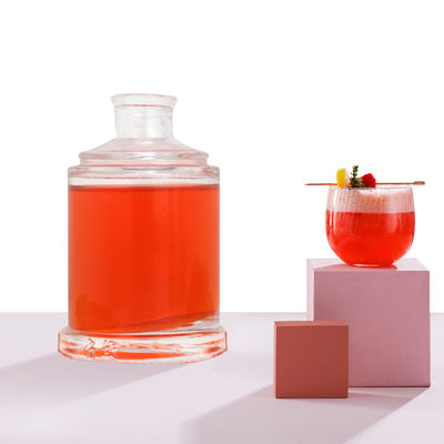 ウォッカのグラス酒瓶 ウイスキー・ラム・ジン・ブランデー 375ml 500ml 700ml 750mlサイズ