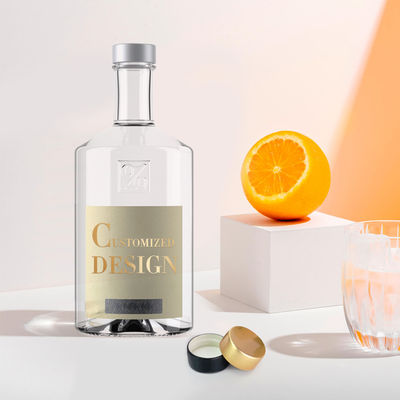 酒類用透明ガラスボトル 密封型 CORK OEM/ODM 700ml 受け入れられる